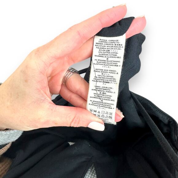 Free People NWT Piper Silver Black Pleated Sleeveless Cut-Out Midi Dress XS - Picture 8 of 9